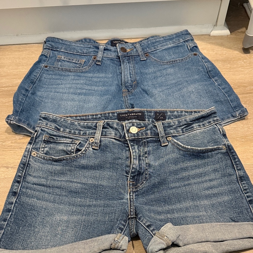 Lucky Brand Classic Blue Jean Shorts Set of 2